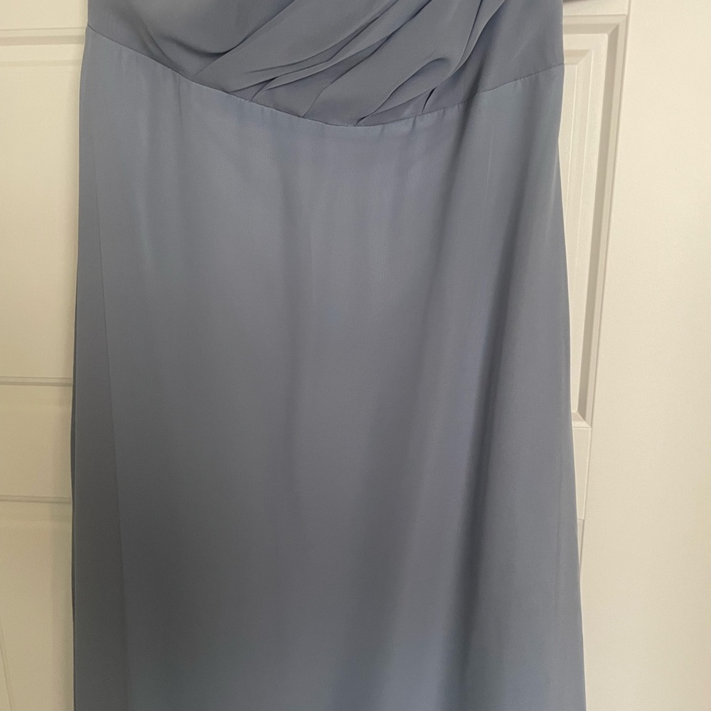 Birdy Grey Kira Chiffon Dusty Blue Dress XS - Picture 8 of 14